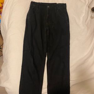 Black American Eagle Mom Jeans